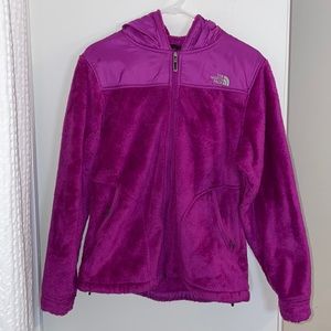 The North Face Fleece Hooded Jacket Sz Medium